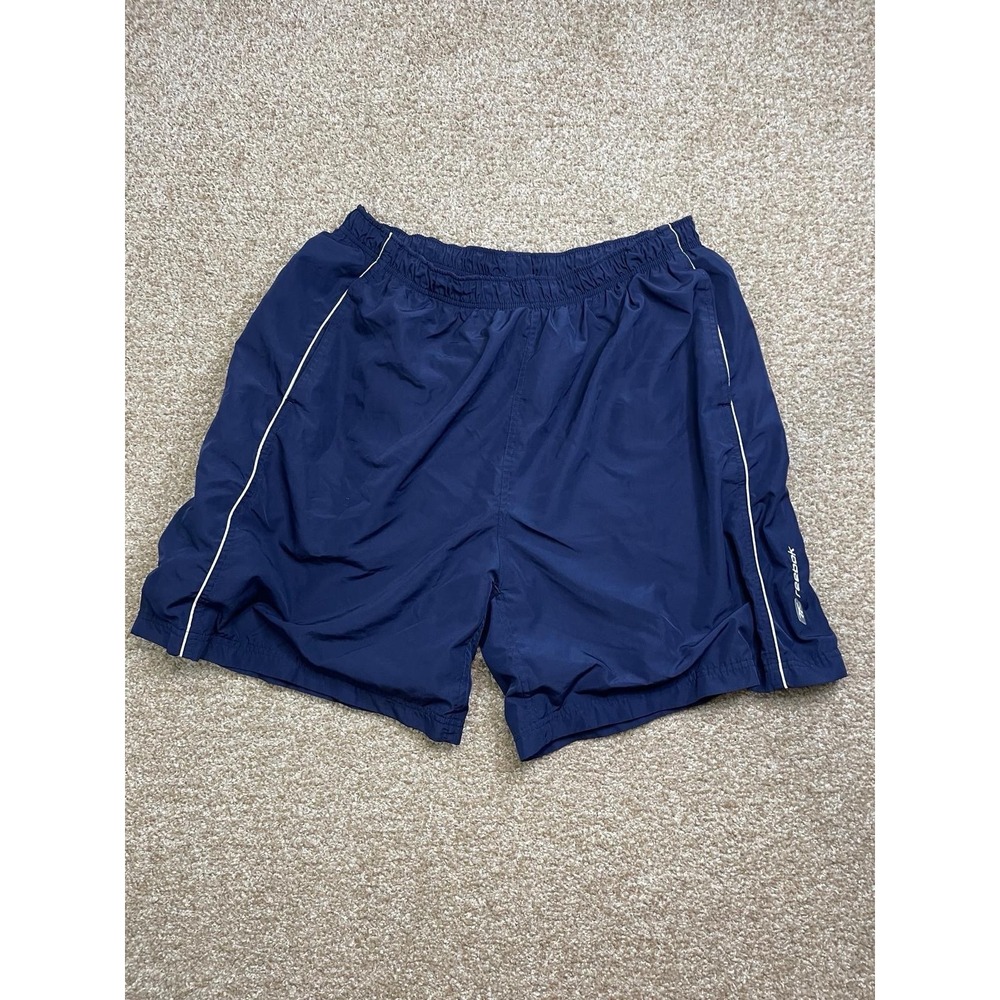 VTG Y2K Reebok Shorts Men's XXL Lined Drawstring with 7" Inseam